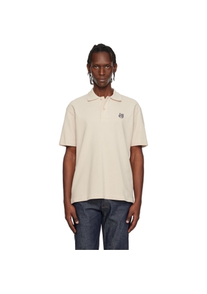 Maison Kitsuné Purple Fox Head Comfort Polo