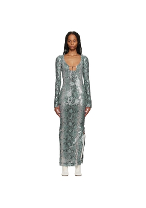 16Arlington Gray Solaria Maxi Dress