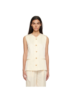 Loulou de Saison Beige Cetina Vest