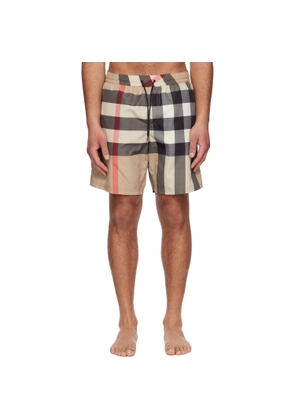 Burberry Beige Guildes Swim Shorts
