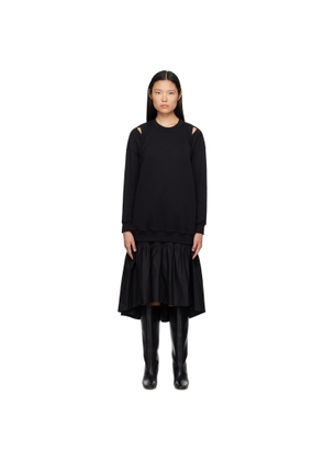 3.1 Phillip Lim Black Layered Midi Dress