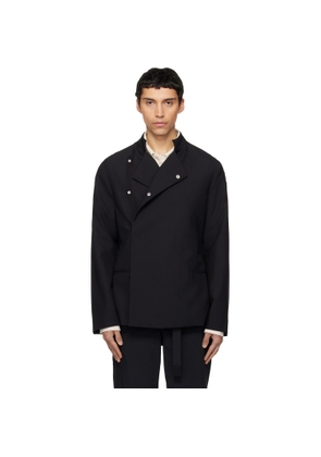 Mordecai Black Double Breast Blazer