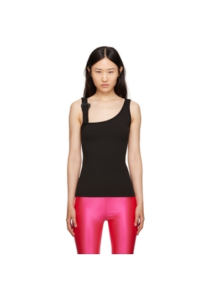 Versace Jeans Couture Black Buckle Tank Top