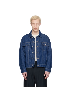 Maison Kitsuné Blue Denim Trucker Jacket