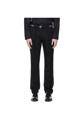 HODAKOVA Black Horse Hair Suit Trousers