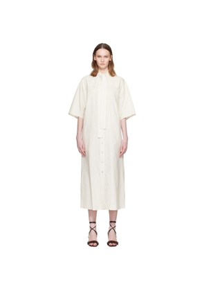 LEMAIRE White Reversible Tube Midi Dress