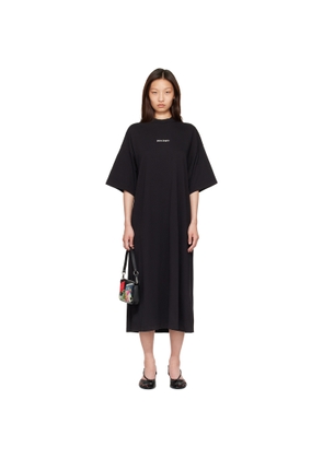 Palm Angels Black 'Milan LA' T-shirt Maxi Dress