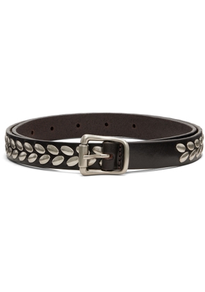LEMAIRE Brown Almond Stud Belt
