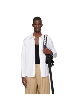 Simone Rocha White Embellished Classic Shirt