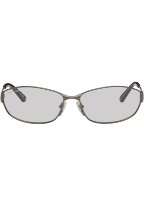 Balenciaga Gunmetal Everyday Mercury Sunglasses
