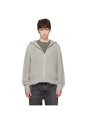 Won Hundred Gray Glasgow Knit Hoodie