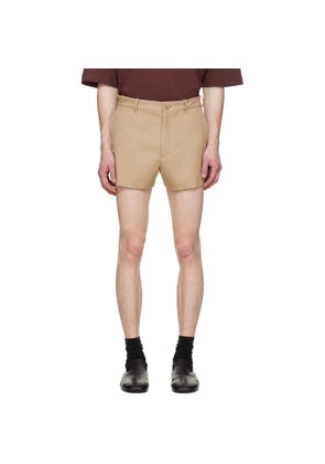 LGN Louis Gabriel Nouchi Beige Suit Wool Shorts