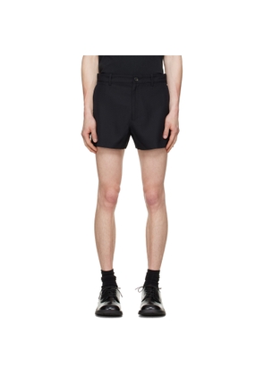 LGN Louis Gabriel Nouchi Black Suit Wool Shorts