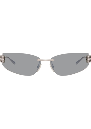 Balenciaga Silver Gossip D-Frame Sunglasses