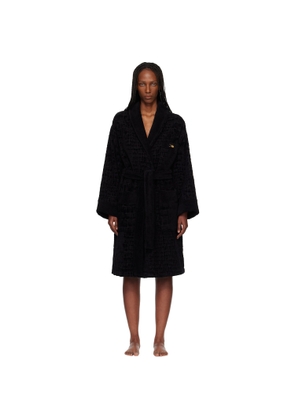 Versace Black Icon Bathrobe
