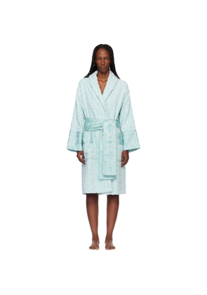Versace Blue 'I Heart Baroque' Bathrobe