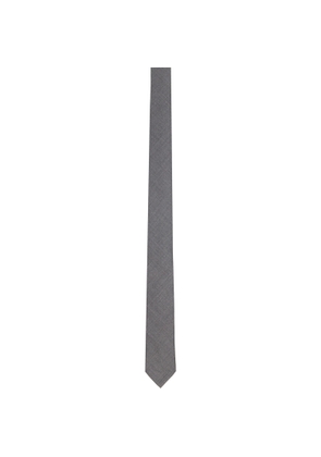 Thom Browne Gray Twill Classic Tie