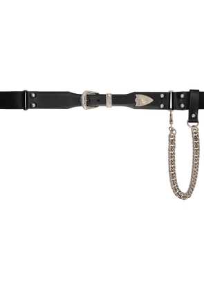 Toga Pulla Black Nylon Buckle Belt