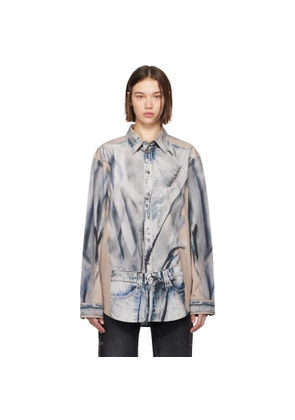 Y/Project Beige Trompe L'oeil Shirt