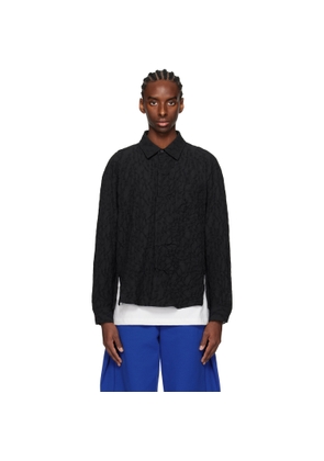 ADER error Black Patch Pocket Shirt