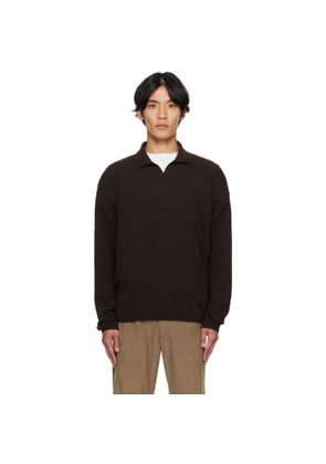 The Row Brown Franz Polo