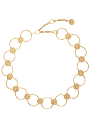 Versace Gold 'La Medusa' 5 cm Chain Belt