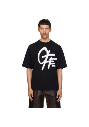 Off-White Black Shared Spray Logo Skate T-shirt