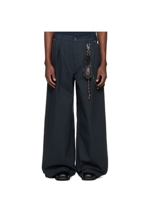 Song for the Mute Black Super Baggy Trousers