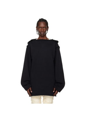 Swampgod Black Fontana Printed Hoodie