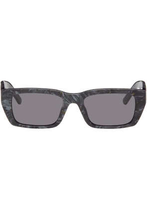Palm Angels Gray Palm Sunglasses