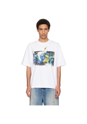 Off-White White Rave Painting Skate T-shirt