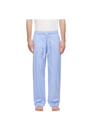 Tekla Blue Sateen Pyjama Pants