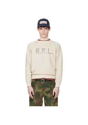 RRL Gray Logo Fleece Sweatshirt