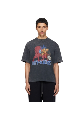 Off-White Black Royal Girl Skate T-shirt