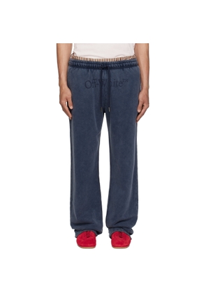 Off-White Navy Bookish Mar Sweatpants