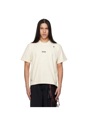Song for the Mute Off-White Birkenstock Edition 'The Artist' Aged T-shirt