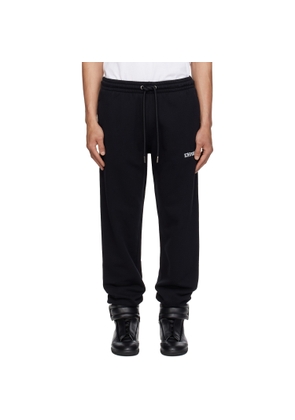 Off-White Black Heraldic Arrow Cuffed Sweatpants