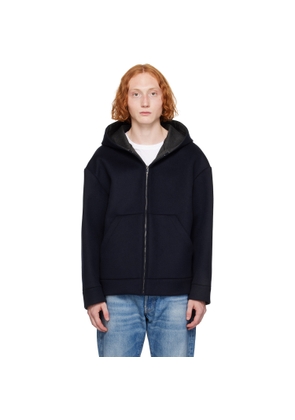 Valentino Navy Cashmere Coat