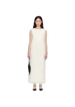 Loulou de Saison White TIWA Fringed Maxi Dress