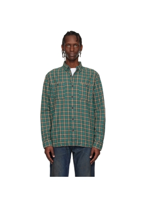 RRL Blue Flannel Shirt