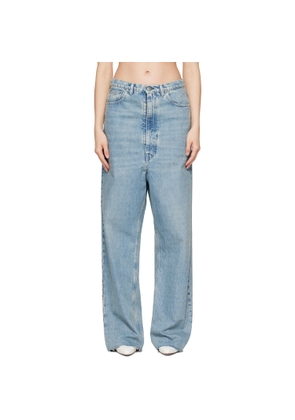 Maison Margiela Blue Wide-Leg Jeans