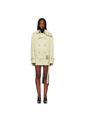 Commission Beige Hunter Mini Trench Coat