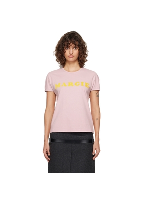 MM6 Maison Margiela Pink 'Margie' T-Shirt