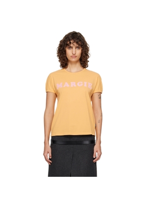 MM6 Maison Margiela Yellow 'Margie' T-Shirt