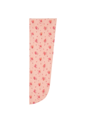 GANNI Pink Print Wrap Scarf