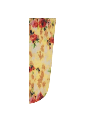 GANNI Yellow Print Wrap Scarf