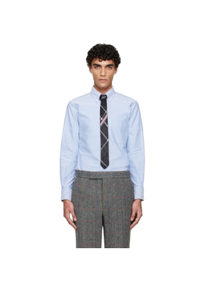Thom Browne Blue Oxford Armband Shirt