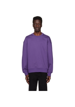 WOOYOUNGMI Purple Crewneck Sweatshirt