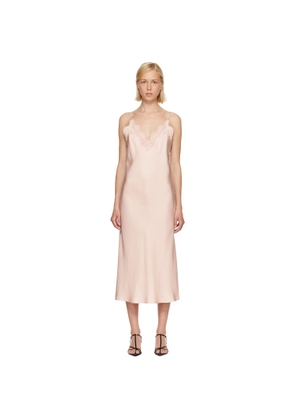 Róhe Pink Lace Slip Dress