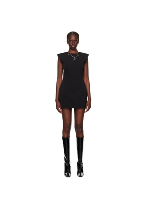 Acne Studios Black Round Neck Minidress